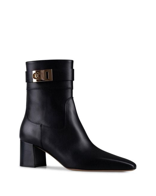 Ferragamo Black Ankle Boots