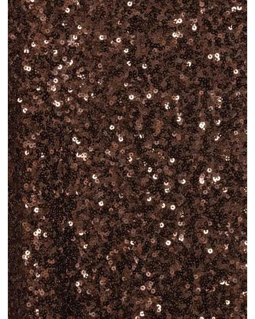 ROTATE BIRGER CHRISTENSEN Brown Midi Dresses