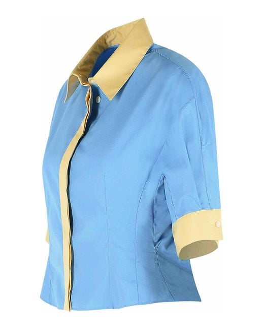 Marni Blue Cotton Shirt