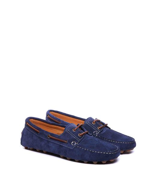 Tod's Blue Rubber Bubble Loafers for men