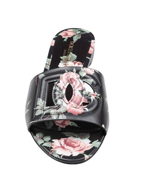 Dolce & Gabbana Pink Flat Slipper