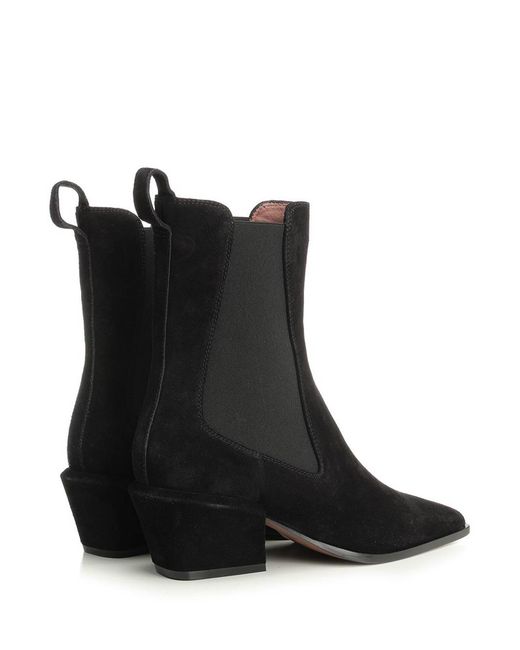 Paris Texas Black Ankle Boots