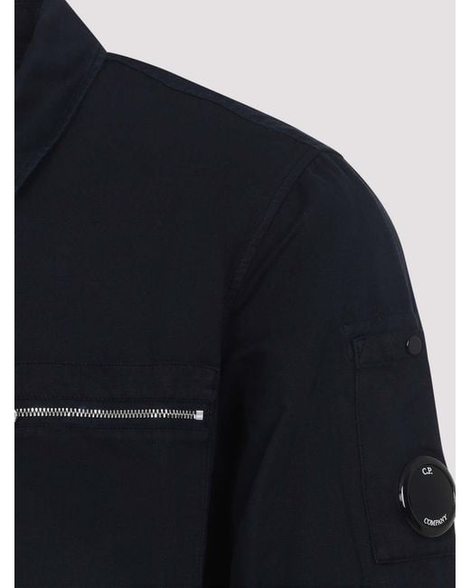 C P Company Blue Cp Company Cotton Shirt for men