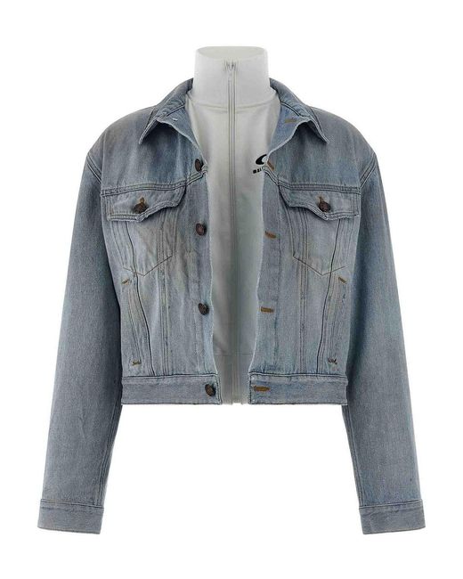 Balenciaga Blue Double Layer Jacket