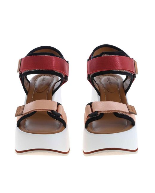 See By Chloé White Astana Sandals