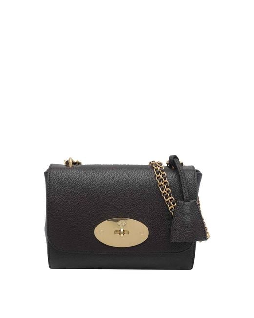 Mulberry Black Ebony Lily Shoulder Bag