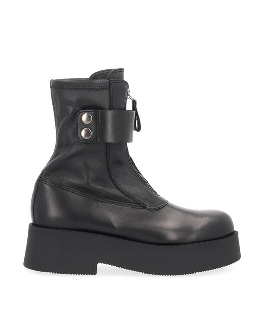 Premiata Black Leather Boot