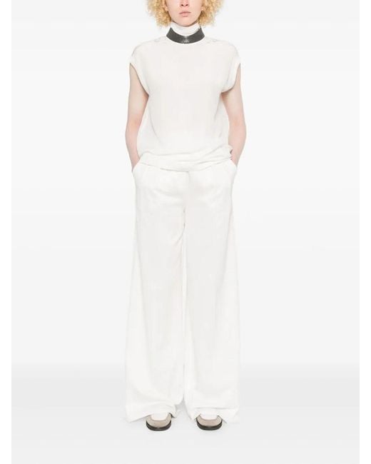 Brunello Cucinelli White Blouse