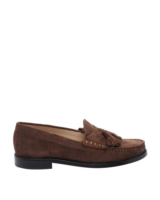 Stuart Weitzman Brown Lottie Tassel Loafers