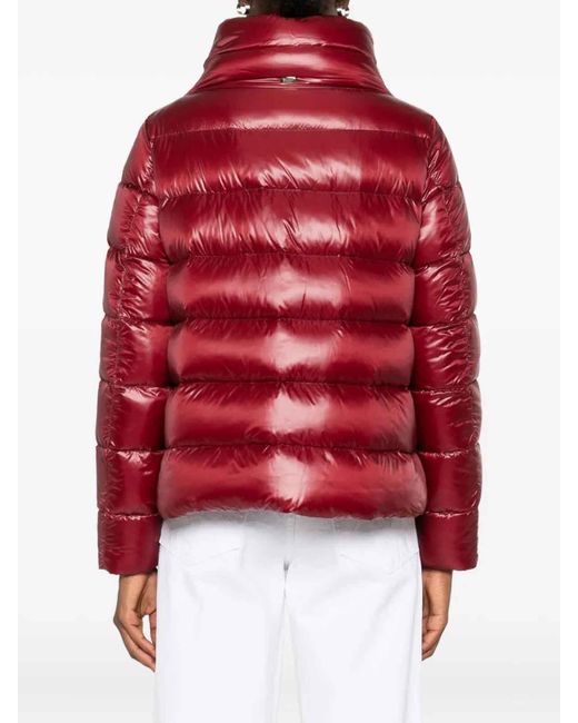 Herno Red Bordeaux Padded Jacket
