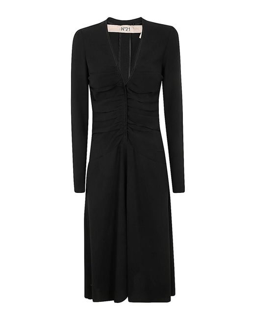 N°21 Black Midi Dresses
