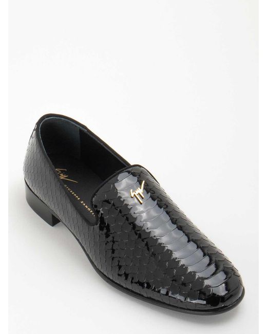 Giuseppe Zanotti Black Loafer for men
