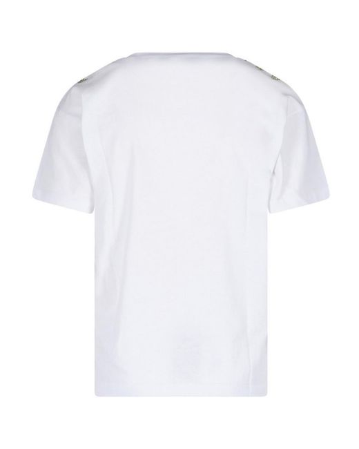 Ermanno Scervino White Crystals T-shirt