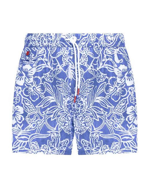 Kiton Blue Swimsuit for men