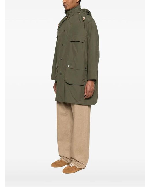 Barbour Green Ba X Paulsmith Casual Parka 261Mca for men