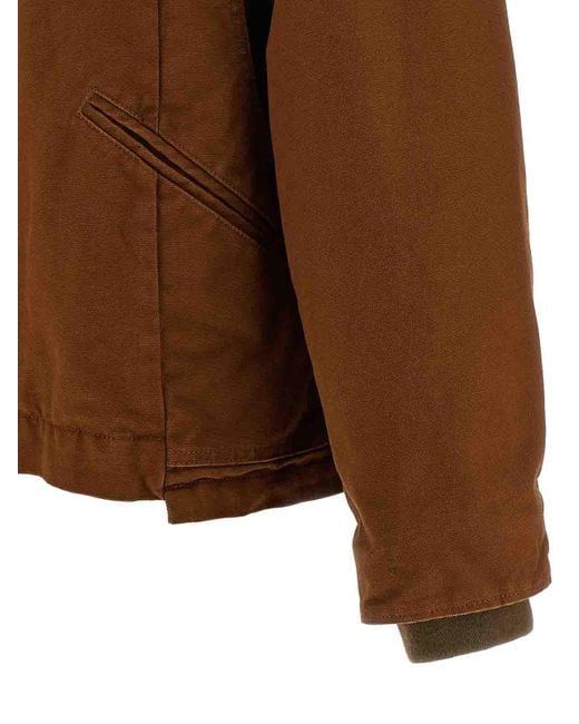 Sacai Brown X Carhartt Wip Capsule Jacket for men