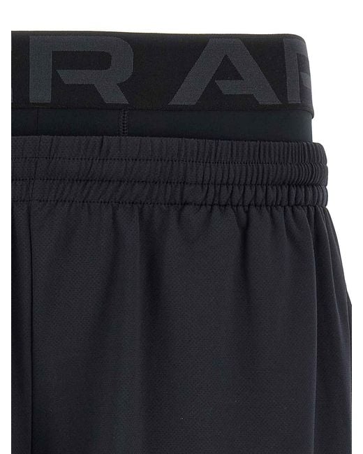 Balenciaga Black Short X Under Armour for men