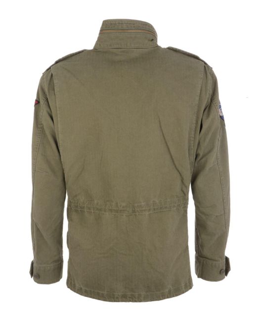Polo Ralph Lauren Green Field Jacket In Olive Color for men