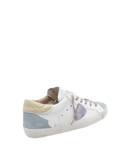 Philippe Model White And Light Prsx Sneakers
