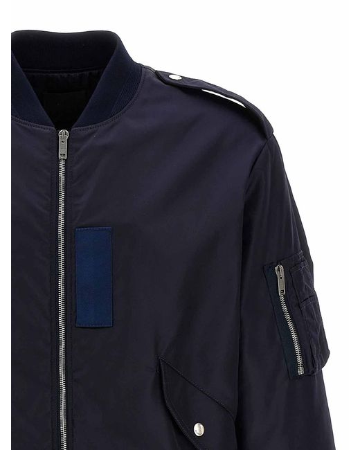 Givenchy Blue Bomber Jacket for men