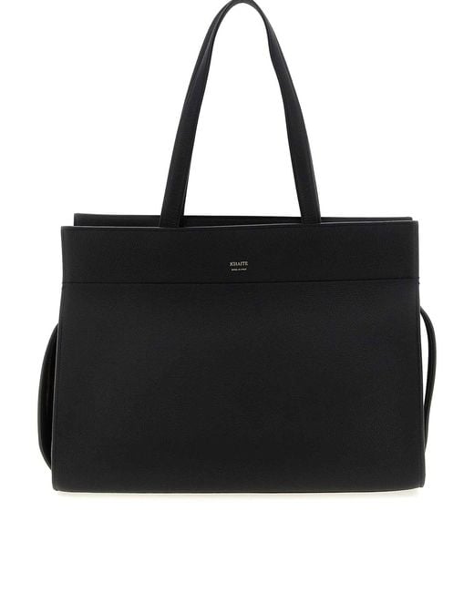 Khaite Black Crosby Shoulder Bag