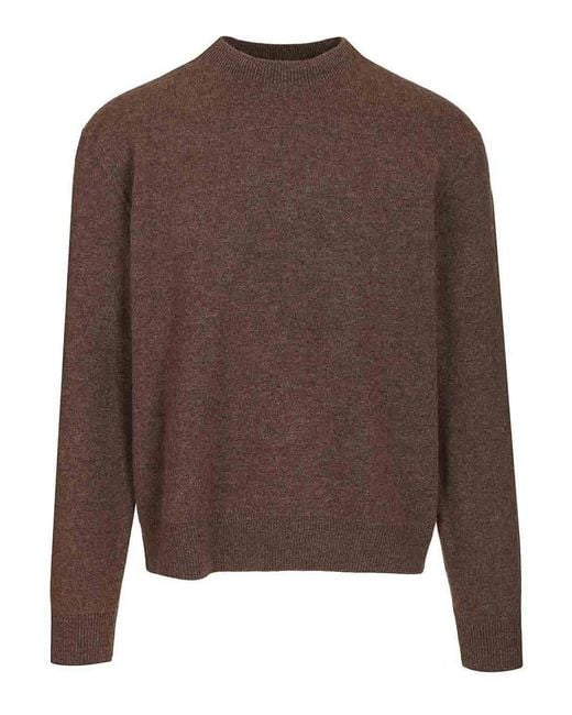 Acne Brown Cashmere Sweater for men