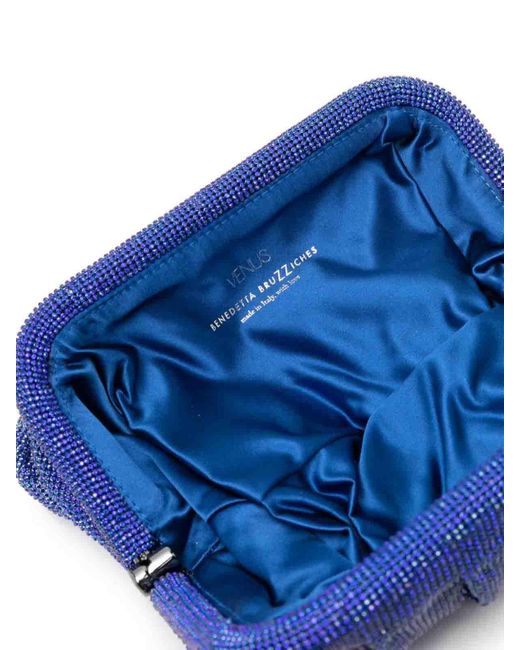 Benedetta Bruzziches Blue Venus La Grande Crystal Clutch Bag