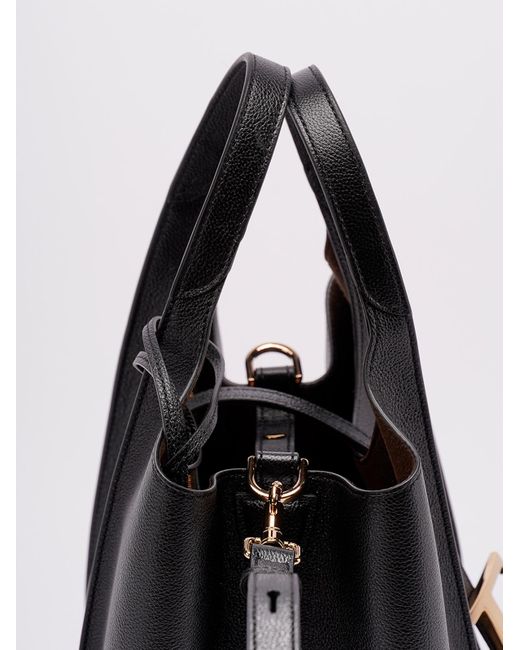 Tod's Black 'T Timeless' Mini Shopping Bag