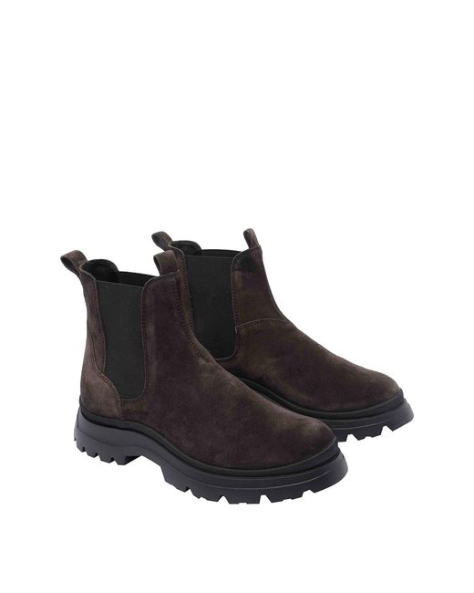 Hogan Black Chelsea H692 Booties for men