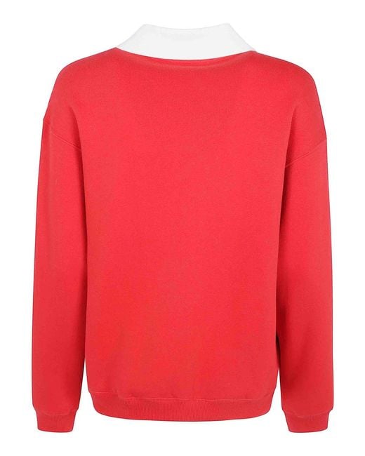 Polo Ralph Lauren Red Knit Sweatshirt