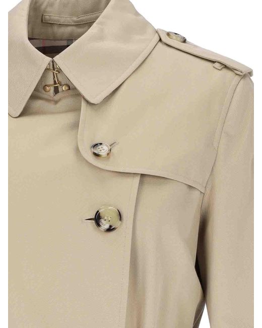 Burberry Natural Double-breasted Trench