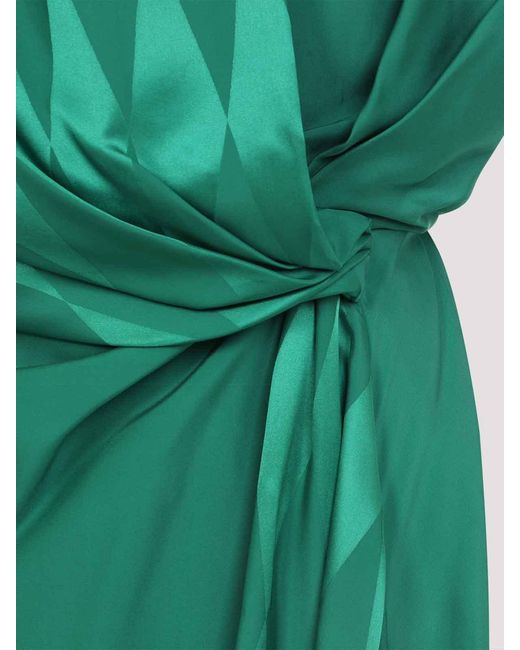 Versace Green Cocktail Dress