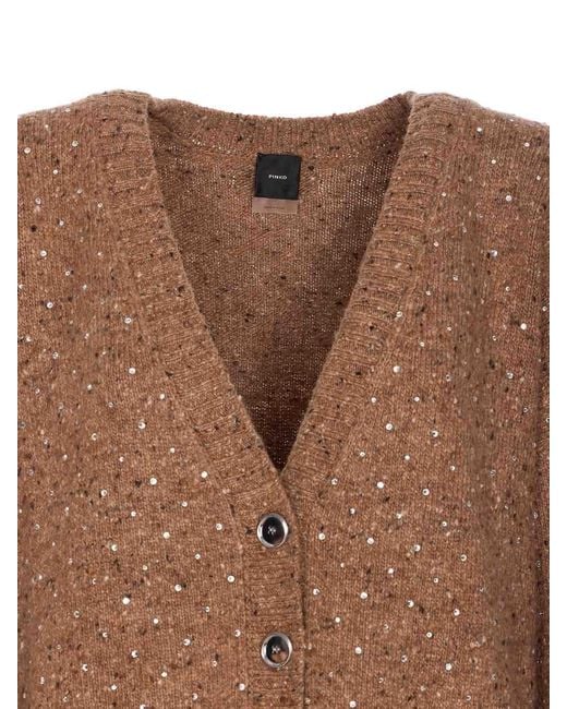 Pinko Brown Cardigan