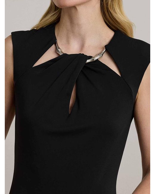 Ralph Lauren Black Corentyne-Short Sleeve-Cocktail Dress