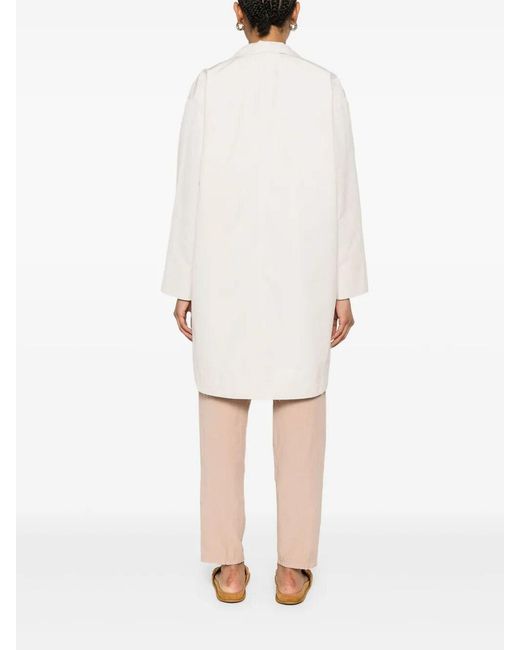 Aspesi White Overcoat