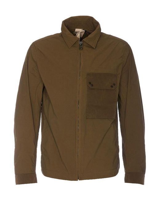 C P Company Green Mid Layer Jacket for men