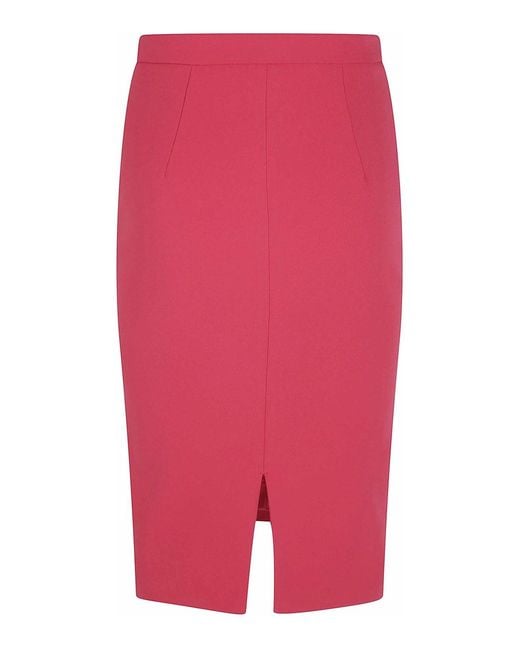 Elisabetta Franchi Pink Midi Skirt