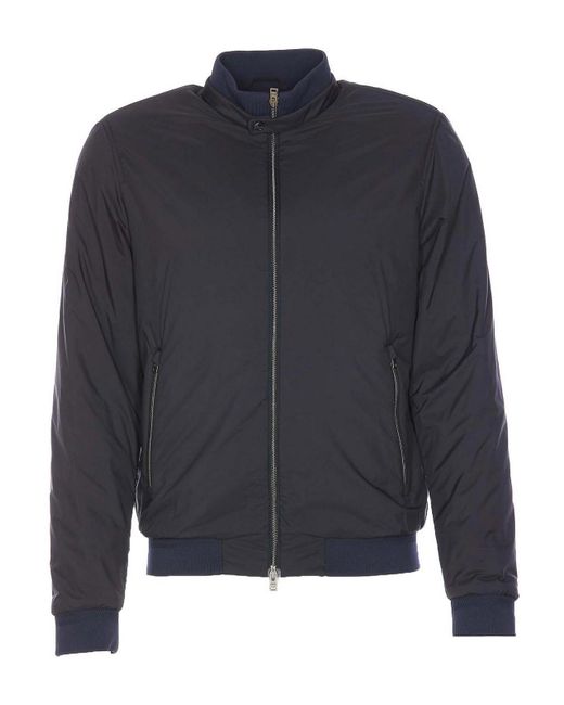 Herno Blue Casual Jacket for men