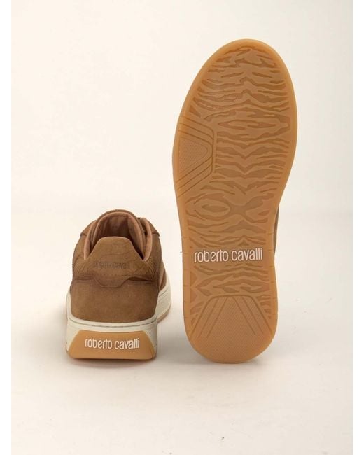 Roberto Cavalli Brown Sneakers for men