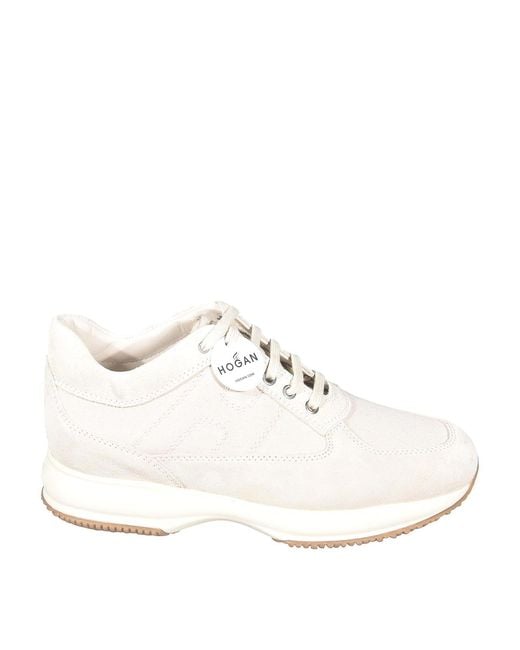 Hogan White Flat Shoes for men