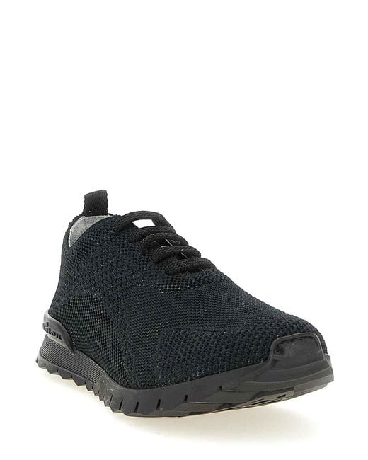 Kiton Black Fitb Sneakers for men