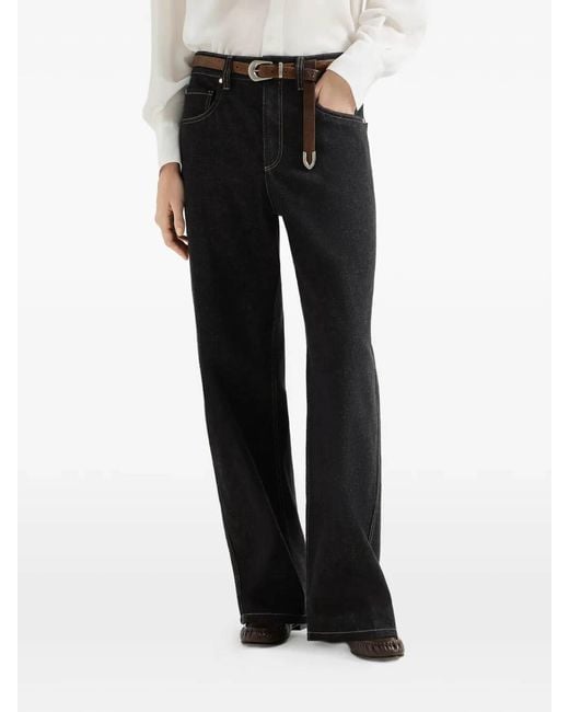 Brunello Cucinelli Black Denim Pants