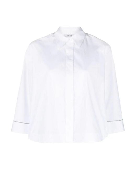 Peserico White Cotton Shirt