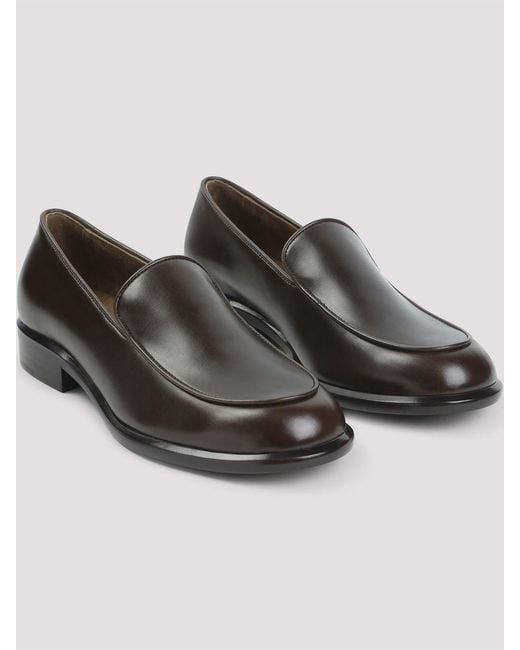 Khaite Gray Miles Loafers