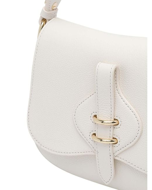 Coccinelle White Mavery Crossbody Bag
