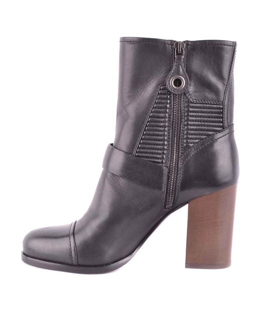 Car Shoe Gray Booties