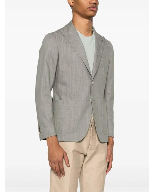Tagliatore Gray Jacket for men