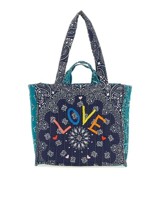 Call it By Your Name Blue Medium Shopping Bag