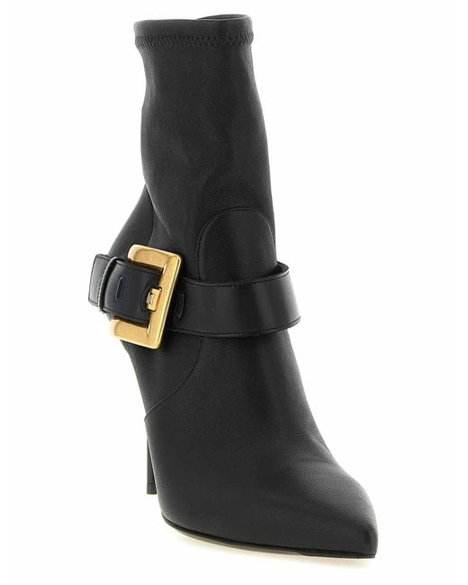 Balmain Black Ankle Boots
