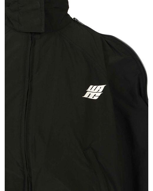 Alexander Wang Black Oversized Tracksuit Jacket